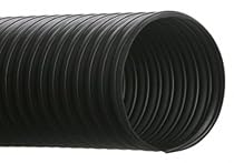Hi-Tech Duravent G-KM Series Chlorinated Polyethylene Air/HVAC Duct Hose, Black, 6