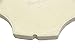 Hongso Ceramic Heat Deflector, Plate Setter, Smokin' Stone, Pizza Stone for 18