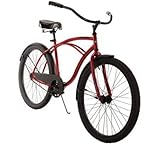 26 Inch Huffy Men's Cranbrook Cruiser Bike, Red