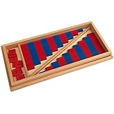 Montessori Small Number Numerical Rods with Number Tiles