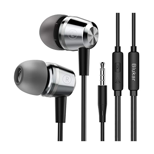 Blukar-Earphones-In-Ear-Headphones-Earphones-High-Sensitivity-Microphone--Noise-Isolating-High-Definition-Pure-Sound-for-iPhone-iPad-Smartphone-MP3-Players-etc Blukar Earphones, In-Ear Headphones Earphones High Sensitivity Microphone – Noise Isolating, High Definition, Pure Sound…