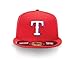 MLB Texas Rangers Alternate AC On Field 59Fifty Fitted Cap, Scarlet, 7 1/2