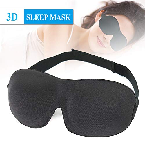 Eye Mask For Sleeping, Sytmhoe Sleep Mask For Men Women, Upgraded 3D Contoured Blindfold, Super Soft And Comfortable, Eye Shade Cover For Travel, Nap, Shift Work