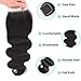 Brazilian Body Wave Bundles with Closure Human Hair (14 Inch, Closure)