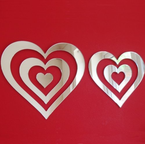 Super Cool Creations Heart Infinity Mirror 45cm x 40cm