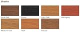 Rustins Quick Dry Outdoor Wood Stain Dark Oak 1L - Durable Weather-Resistant view 2