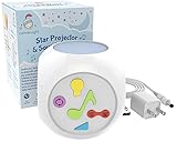 [New Version] CalmKnight Star Projector Sound Machine with Cry Detect Baby White Noise Soother Night Light for Kids