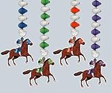 Horse and Jockey Danglers (2 Per Pkg.)