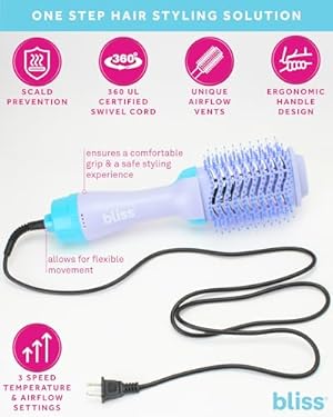 Bliss One Step Dryer Styler Brush Producto: Bliss Hair Dryer Brush