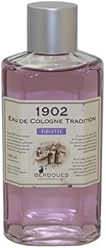 1902 VIOLETTE von Berdoues für Herren. EAU DE COLOGNE TRADITION SPLASH 16 oz / 480 ml