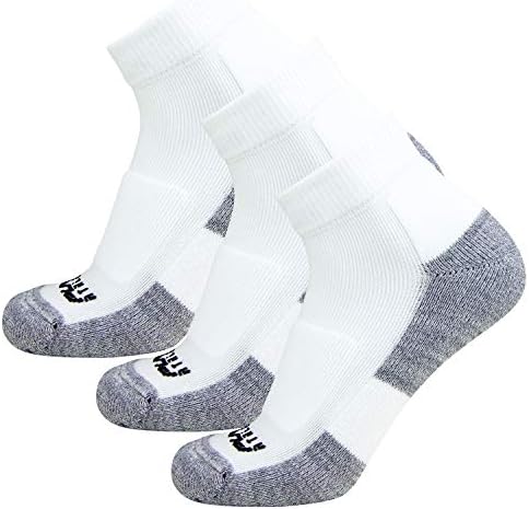 Pure Compression Comfort Padded Walking Socks – Everyday Ultra-Comfortable Anti-Blister Walker Socks – Also use for Jogging, Running, Sports