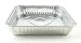 Handi-Foil Square Aluminum Foil Cake Pan w/Clear Dome Lid - Disposable Pans (Pack of 50 Sets)