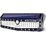 GardenJoy Solar Lights Outdoor, 79 LED Super Bright Solar Motion Sensor Lights Waterproof Solar Powered Wall Lights with 4 Optional Modes Wireless Security Night Lights for Garden, Front Door, Yard