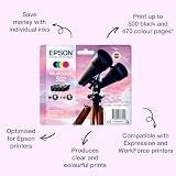 Epson 502 Multipack Ink Cartridges 4 Colour Black Cyan Magenta Yellow view 2