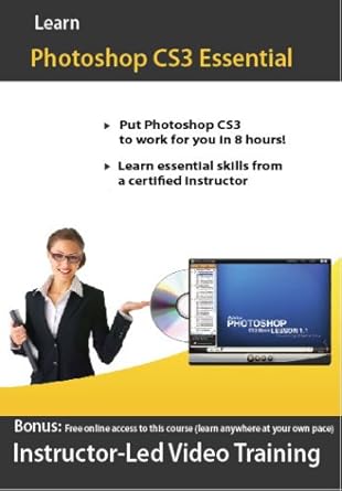 Amazon Com Adobe Photoshop Cs3 Video Training Course For Beginner