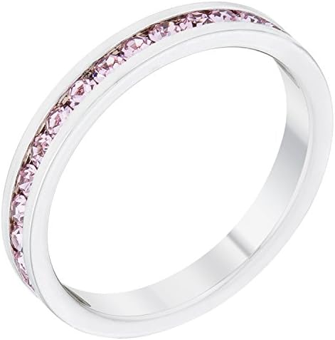 Kate BissettStylish Birthstone Stackables Swarovski Crystal Eternity Bands