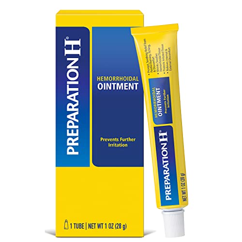 Preparation H Hemorrhoid Ointment, Itching, Burning and