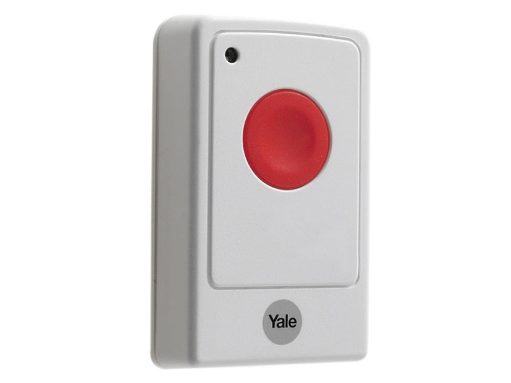 Yale EF-PB Easy Fit Alarm Panic Button, White, Accessory for SR & EF Alarms, for Alarm Activation