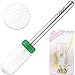 Pana Professional USA Ceramic White Smooth Top LARGE Barrel Bit Nail Drill (Grit: COARSE) 3/32
