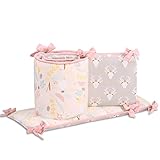 Woodland Whimsy Floral Crib Bumper by The Peanut Shell