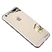 [GW USA] Luxury Mirror Phone Case Compatible for iPhone 8 Plus Mirror Case, iPhone 7 Plus Mirror case, Back Shock-Absorption TPU Bumper Anti-Scratch Bright Reflection Protective Case - Gold