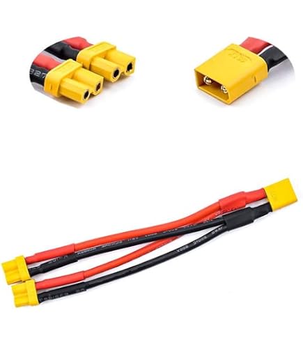 2 paires de connecteurs XT30 à JST, adaptateurs de câble en silicone mâle femelle 20AWG pour contrôleur de vitesse ESC FPV RC, batterie LiPo de charge