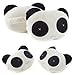 Kasstino 1 Pair Cute Panda Vehicle Neck Rest Pillow Headrest Cushion Protecter Travel Car Pillow