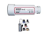 Onset HOBO U23-001 Pro V2 Weatherproof Humidity Data Logger w/ BASE-U-4 USB Base Station