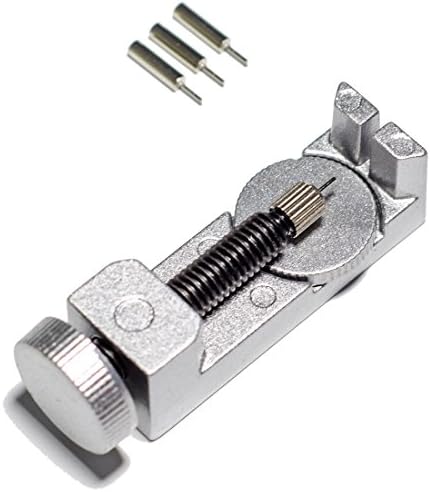 Wrist Watch Repair Band Strap Link Pin Remover Tool for Watchmakers with Pack All-Metal (3 Extra Pins)