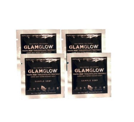 Glamglow Youthmud Tinglexfoliate Treatment Mask Samples 4 X 5 Ml = 20 Ml Total