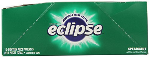 Wrigley's Eclipse Spearmint (12Count), 1 lb