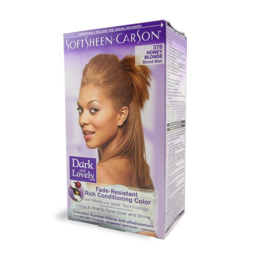 Dark & Lovely Color 378 Honey Blonde (Pack of 2) Amazon.co.uk Beauty
