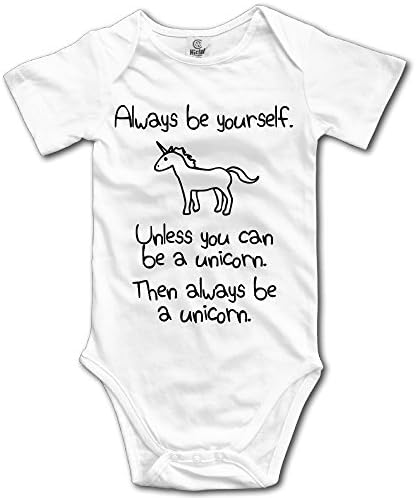 Always Be Yourself, Unless You Can Be A Unicorn Infant Baby Onesie Outfits Unisex Onesies