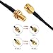 WiFi Antenna Extension Cable with SMA Male to SMA Female Coax Connector 3m/ 10FT by QUEENTI