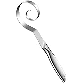 Seamless Danish Dough Whisk -10" Stainless Steel Dutch Bread Dough Whisk Tool for Sourdough Bread Baking, Whisking, Pizza, Pastry, Cake Batter, Biscuits,Dishwasher Safe