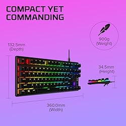HyperX Alloy Origins Core PBT - TKL Mechanical