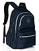 Large Capacity Backpack 15 Inch Laptop Schoolbag Travel Daypack (990 Violet red)