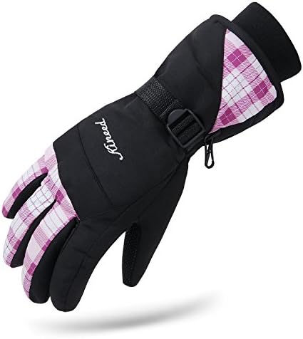 Citoor Womens Snow Gloves Waterproof Ski Snowboard Riding Windproof 3M Thinsulate Winter Warm Gloves