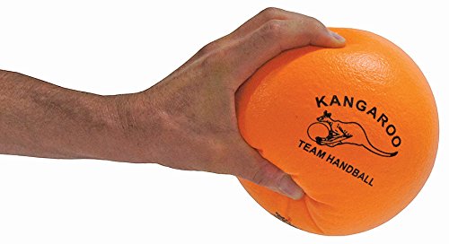 Great Lakes Sports Foam Team Handball with a Super-Grip-Able Bright Orange Cover