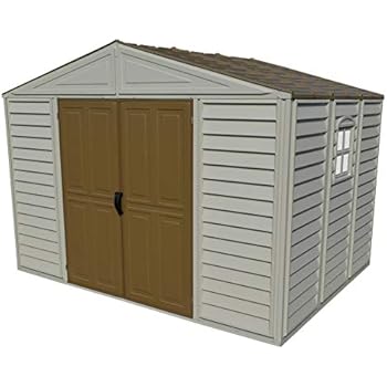 woodbridge 10.5 x 8 duramax vinyl outdoor storage shed kit