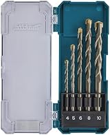 Makita D-72877 TCT Drill Bit Set 5 Piece Straight Shank 4 5 6 8 10mm view 2