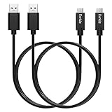 USB C Cable, Rankie 2-Pack Hi-speed USB Type C USB-C to Standard Type A USB 3.0 Data Cable for Galaxy Note 7, Nexus 6P, Nexus 5X, Pixel C, Lumia 950/ 950XL, Nokia N1, 3 Feet - R1201B