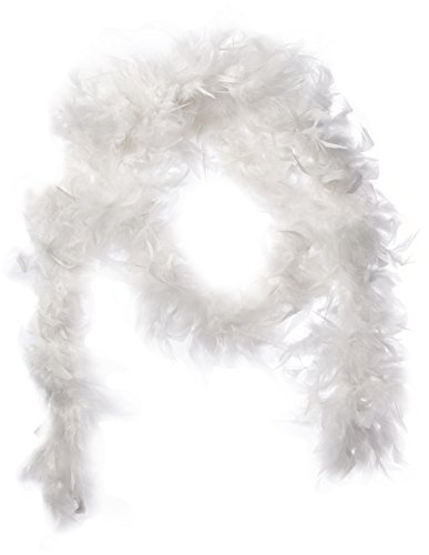 California Costumes Feather Boas Solid 72 Inch Boas, White, One Size Costume Accessory