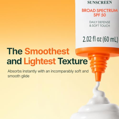 PURITO Korean Sunscreen SPF 50 | Lightest Texture, No White Cast, Broad Spectrum UVA/UVB | Oil-Free, Vegan, For All Skin Types | Daily Lightweight Sun Protection | Korean Skincare, 60mL 2.02 fl.oz