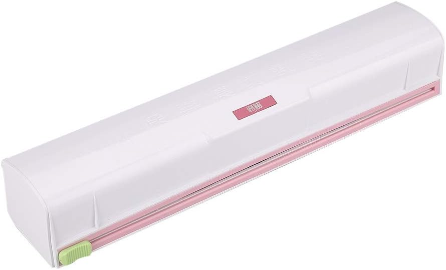 VOBOR Foil & Cling Dispenser, Wrap Dispenser & Cutter ABS, Cling Film Dispenser and Cutter Wrap Dispenser for Storage Kitchen Plastic Wrap Aluminum Foil Wax Paper