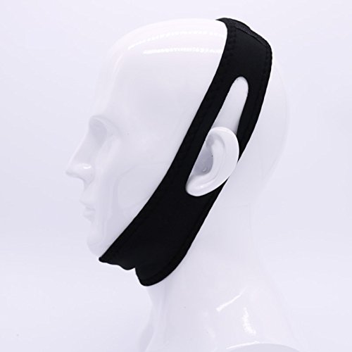 image for Hecmoks Anti Snoring Chin Strap - Snore Solution Reduction Sleep Aids 