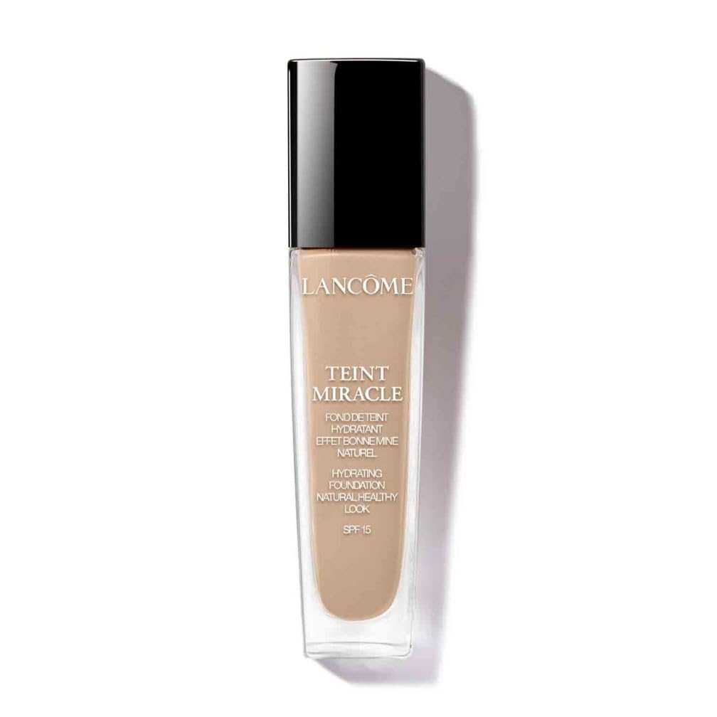 Lancôme Teint Miracle Luminous Satin Foundation - Hydrating, Radiant Finish, Medium Coverage with SPF 15, 45 Sable Beige