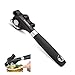 GanGou Smooth Edge Can Opener - Safety Feature Prevents Sharp Edges and Cuts - Ergonomic Soft Grips Handle - Lifetime Refund Or Replacement Guarantee - Food Grade Stainless Steel