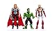 Superheroes The Avengers Batman Superman Iron Man Hulk Thor Captain America Joint Moveable PVC Figure Model Toys 6 Pieces