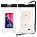 RANVOO [Floating] Waterproof Phone Pouch, Dry Bag Case for iPhone XS Max XR X 8 Plus 7 Plus 6 6s Plus, Samsung Galaxy S9 Plus S8 Edge Note 8 7, LG G5 G6, up to 6.8'' - Clear primary